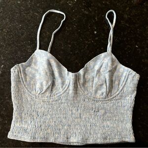 RSQ medium cropped tank top with wire inserts